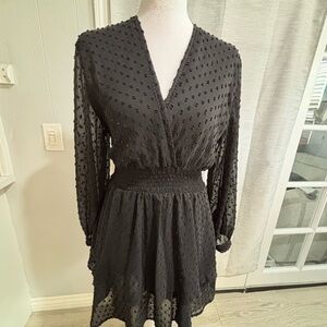 Zara | Dresses | Zara Woman Black Cutout Guipure Lace Dress Small | Poshmark